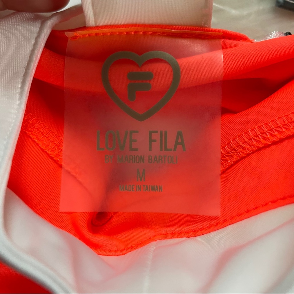 Love Fila MB tennis tank top racer back with bra - Picture 3 of 6
